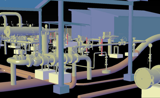 Plant laser scan as built model 0