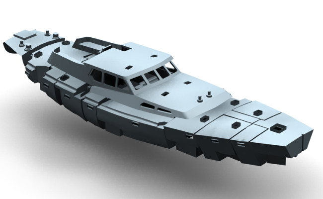 Jacht 3d scanning