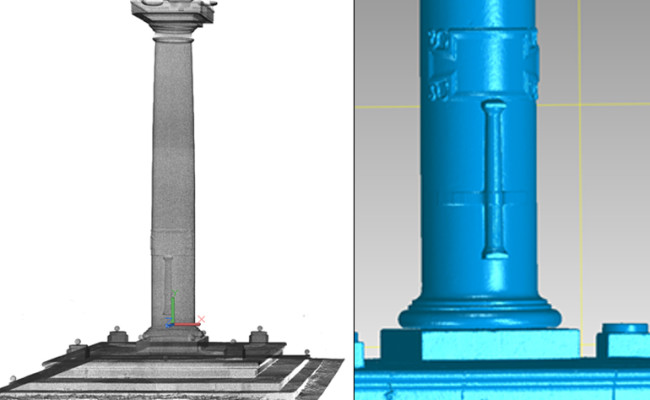 Pointcloud to mesh model